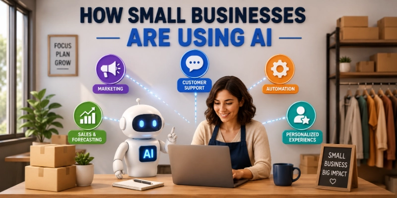 How small businesses are using AI?