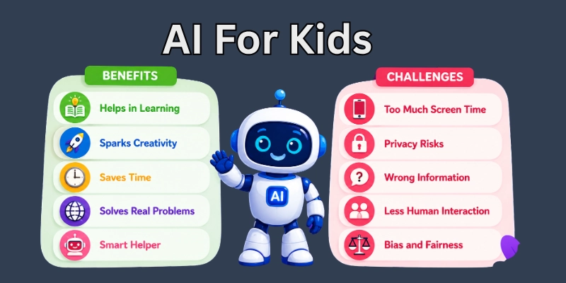 Benefits and challenges of ai for kids