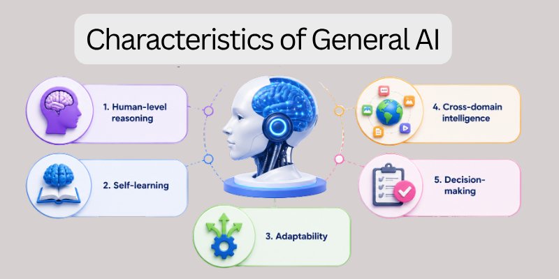 Characteristics of general AI