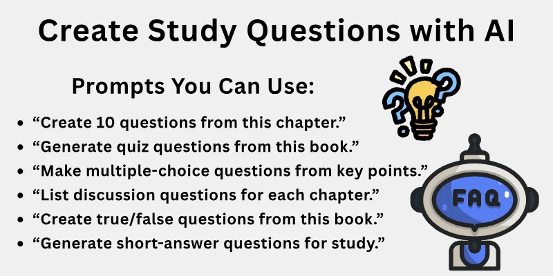 Create Study Questions with AI