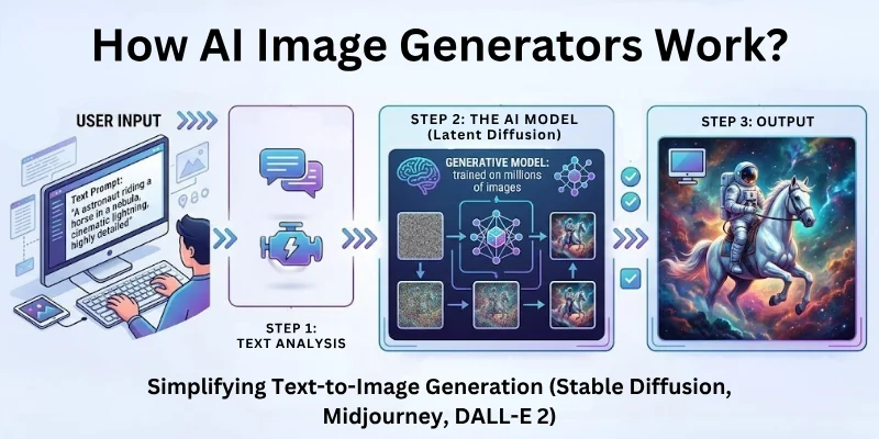 How AI Image Generators Work?