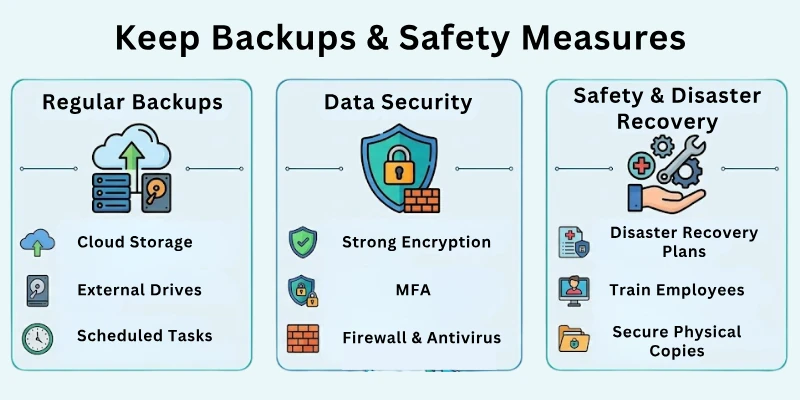 Keep Backups & Safety Measures