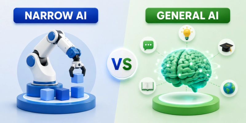 Narrow AI vs general AI