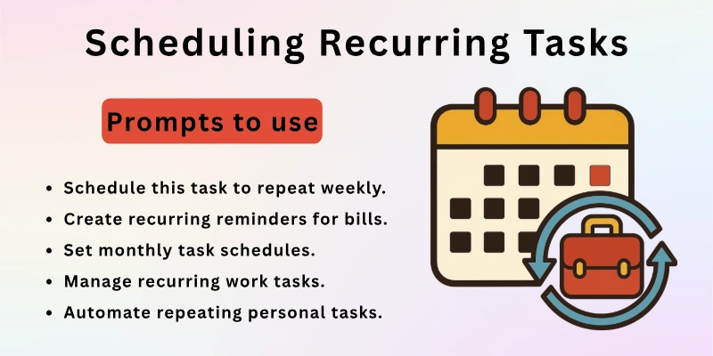 Scheduling Recurring Tasks