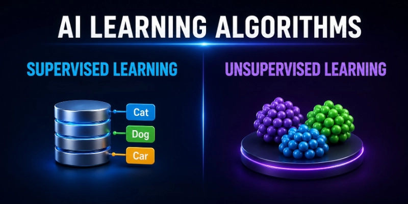 Supervised and Unsupervised Learning Algorithms